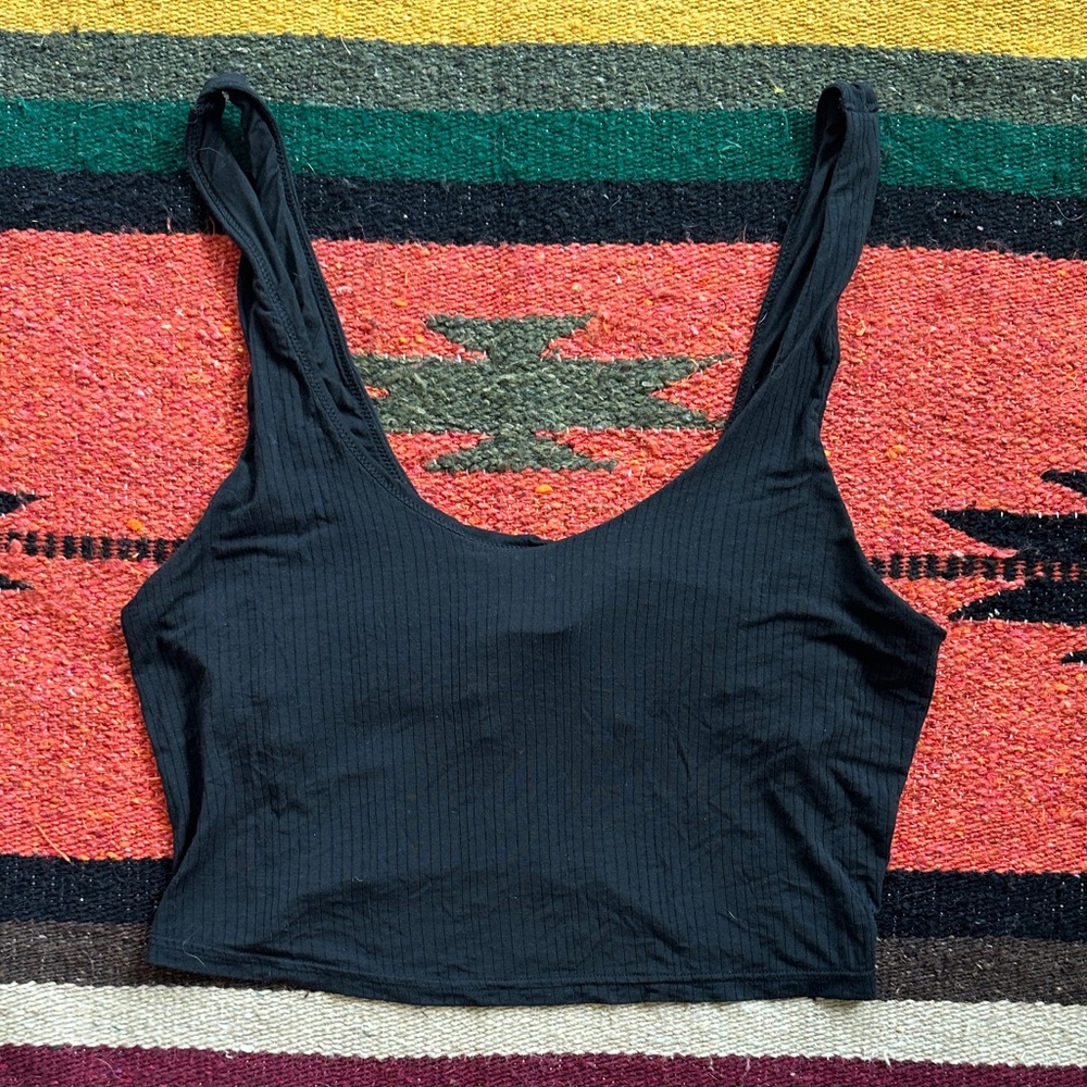 AERIE Modal Ribbed Longline Bralette